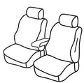 Set coprisedili Superior - Nocciola - compatibile per Fiat Doblò Cargo (01/10>07/22)