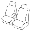Set coprisedili Superior - Nocciola - compatibile per Fiat Doblò Cargo (01/10>07/22) - Opel Combo Cargo (04/12>08/18)