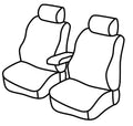 Set coprisedili Superior - Beige - compatibile per Ford Transit Connect (04/17>09/24) - Ford Transit Connect (09/24>)