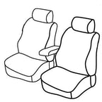 Set coprisedili Superior - Nero/Grigio - compatibile per Renault Kangoo (02/08>05/21)