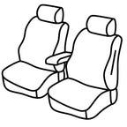 Set coprisedili Superior - Grigio/Nero - compatibile per Renault Kangoo (06/21>)
