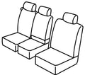 Set coprisedili Superior - Nero/Blu - compatibile per Ford Transit Connect (11/13>03/17)