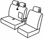 Set coprisedili Superior - Nocciola - compatibile per Mercedes Sprinter (06/06>05/18)