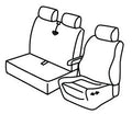 Set coprisedili Superior - Nero/Grigio - compatibile per Mercedes Vito (01/15>)