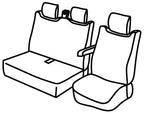 Set coprisedili Superior - Nocciola - compatibile per Renault Master (07/24>)