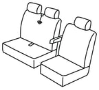 Set coprisedili Superior - Nocciola - compatibile per Renault Trafic (03/21>)