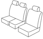 Set coprisedili Superior - Beige - compatibile per Iveco Daily (06/14>)
