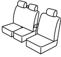 Set coprisedili Superior - Nero/Grigio - compatibile per Iveco Daily (06/14>)