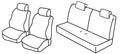 Set coprisedili Superior - Beige - compatibile per Fiat Panda (09/03>01/12) - Fiat Panda Classic (02/12>12/12)