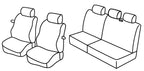 Set coprisedili Superior - Beige - compatibile per Fiat Punto 3p (09/99>04/03) fino al 2001
