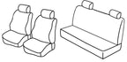 Set coprisedili Superior - Nero/Blu - compatibile per Fiat Punto 5p (09/99>08/09) dal 2001