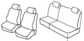 Set coprisedili Superior - Beige - compatibile per Fiat Punto 5p (09/99>08/09) dal 2001