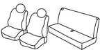Set coprisedili Superior - Nocciola - compatibile per Fiat Panda (02/12>05/24)