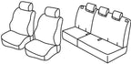 Set coprisedili Superior - Grigio/Nero - compatibile per Honda Jazz (02/11>08/15)