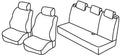 Set coprisedili Superior - Nero/Blu - compatibile per Hyundai Getz 5p (07/02>01/09)