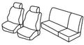 Set coprisedili Superior - Nocciola - compatibile per Land Rover Defender 5p (01/90>07/10)