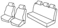 Set coprisedili Superior - Nocciola - compatibile per Opel Corsa C 5p (10/00>08/06)