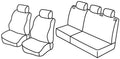 Set coprisedili Superior - Beige - compatibile per Opel Corsa C 5p (10/00>08/06)