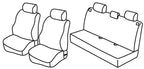 Set coprisedili Superior - Nero/Grigio - compatibile per Renault Clio II 3p (03/98>09/05)