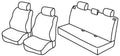 Set coprisedili Superior - Nocciola - compatibile per Renault Clio II 5p (03/98>09/05)