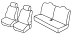 Set coprisedili Superior - Nero/Blu - compatibile per Renault Twingo (03/93>05/07) fino al 2001