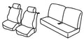 Set coprisedili Superior - Beige - compatibile per Renault Twingo (03/93>05/07) dal 2002