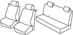 Set coprisedili Superior - Nero/Blu - compatibile per Renault Twingo (06/07>08/14) fino al 9/2011, Access, Expression