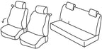 Set coprisedili Superior - Nero/Blu - compatibile per Renault Twingo (06/07>08/14) fino al 9/2011, Access, Expression