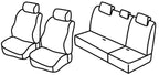 Set coprisedili Superior - Nero/Grigio - compatibile per Daihatsu Terios (04/06>09/13) J200