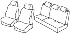 Set coprisedili Superior - Nero/Grigio - compatibile per Citroen C3 Picasso (01/09>10/12) Exclusive