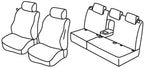 Set coprisedili Superior - Nocciola - compatibile per Citroen C3 Picasso (01/09>10/12) Comfort