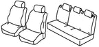 Set coprisedili Superior - Grigio/Nero - compatibile per Citroen C3 (11/16>06/24) Feel, Pure tech