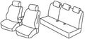 Set coprisedili Superior - Beige - compatibile per Dacia Duster (02/18>05/24) Prestige