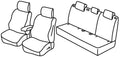 Set coprisedili Superior - Nocciola - compatibile per Dacia Duster (03/24>) Hybrid, Extreme
