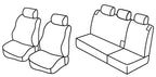 Set coprisedili Superior - Nero/Rosso - compatibile per Fiat Brava (10/95>12/03)