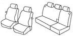 Set coprisedili Superior - Nero/Grigio - compatibile per Fiat Bravo (10/95>10/01)
