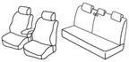 Set coprisedili Superior - Nero/Grigio - compatibile per Kia Rio 5p (10/05>08/11)