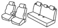 Set coprisedili Superior - Nero/Grigio - compatibile per Kia Rio 5p (04/17>12/23)