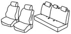 Set coprisedili Superior - Nero/Blu - compatibile per Mazda 2 5p (03/23>04/25)
