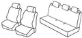 Set coprisedili Superior - Beige - compatibile per Nissan Micra 5p (10/07>10/10)