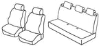 Set coprisedili Superior - Nero/Grigio - compatibile per Nissan Micra 5p (10/07>10/10)