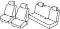 Set coprisedili Superior - Nocciola - compatibile per Nissan Micra (03/17>06/23)