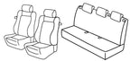 Set coprisedili Superior - Nero/Grigio - compatibile per Opel Corsa D 3p (09/06>11/14) Sport