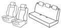 Set coprisedili Superior - Nero/Rosso - compatibile per Opel Corsa D 5p (09/06>11/14) Sport Edition