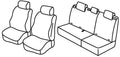 Set coprisedili Superior - Nocciola - compatibile per Opel Karl (12/14>12/19)