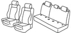 Set coprisedili Superior - Nero/Grigio - compatibile per Opel Corsa F 5p (09/19>) Sport, GS