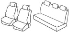 Set coprisedili Superior - Nero/Grigio - compatibile per Peugeot 206 3p (09/98>02/09) dal 5/2003 - Peugeot 206 5p (09/98>02/09) dal 5/2003 - Peugeot 206 Plus 3p (03/09>01/13) - Peugeot 206 Plus 5p (03/09>01/13)