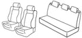 Set coprisedili Superior - Beige - compatibile per Peugeot 206 3p (09/98>02/09) dal 5/2003 - Peugeot 206 5p (09/98>02/09) dal 5/2003