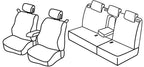 Set coprisedili Superior - Nero/Grigio - compatibile per Renault Megane II 3p (10/02>10/08) fino al 8/2006