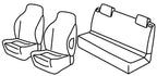 Set coprisedili Superior - Nocciola - compatibile per Renault Twingo (09/14>11/24) anche elettrica
